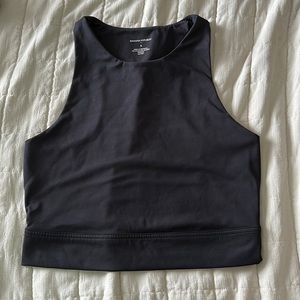 Athletic crop top bra